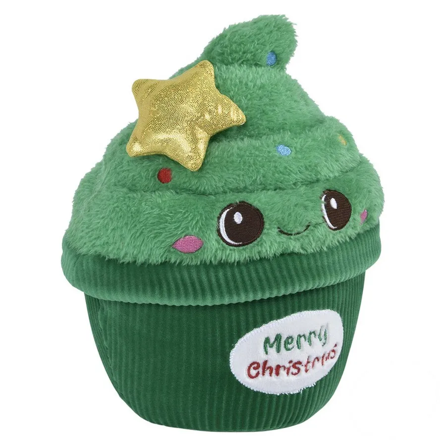 Christmas Cupcake Plush Kids Toy - Assorted — wholesale Plush & Squishies by the case