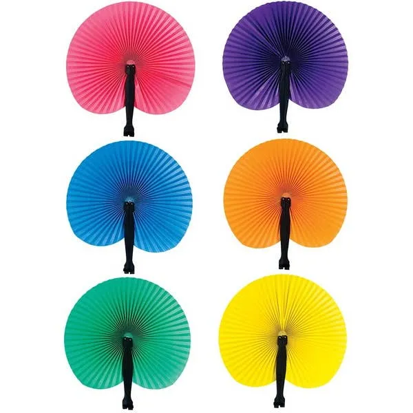 Easter Solid Color Folding Hand Fan — wholesale Seasonal & Holiday by the case