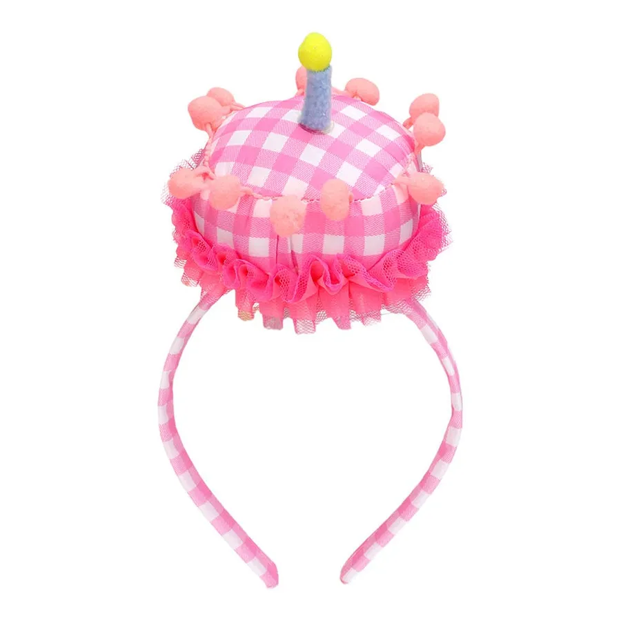 Plush Birthday Cake Headband For Kids — wholesale Plush & Squishies by the case