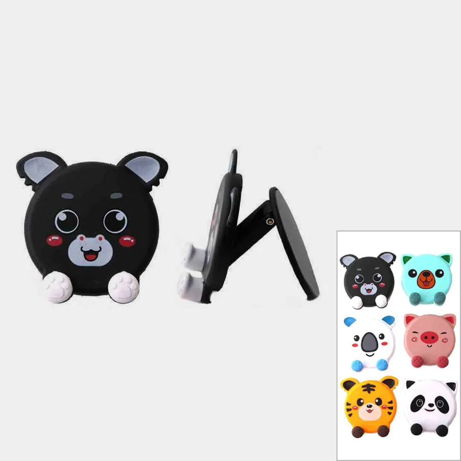 Animal Face Mobile Phone Stands - Assorted — wholesale Tech & Gadgets by the case