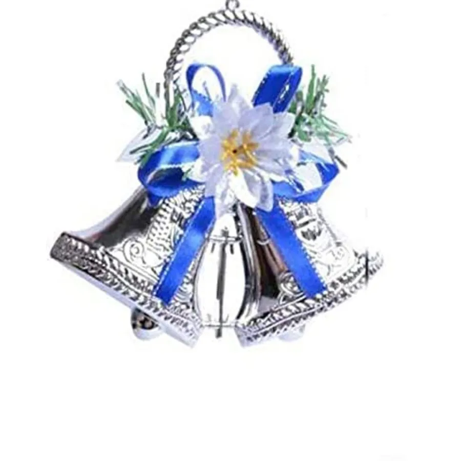 Silver Bells for Tree Hanging for Home Decore — wholesale Home & Décor by the case
