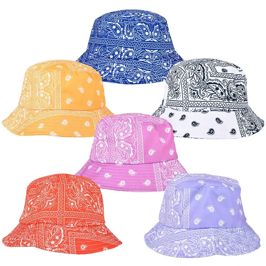Bandana Printed Bucket Hat - Assorted — wholesale Apparel & Accessories by the case