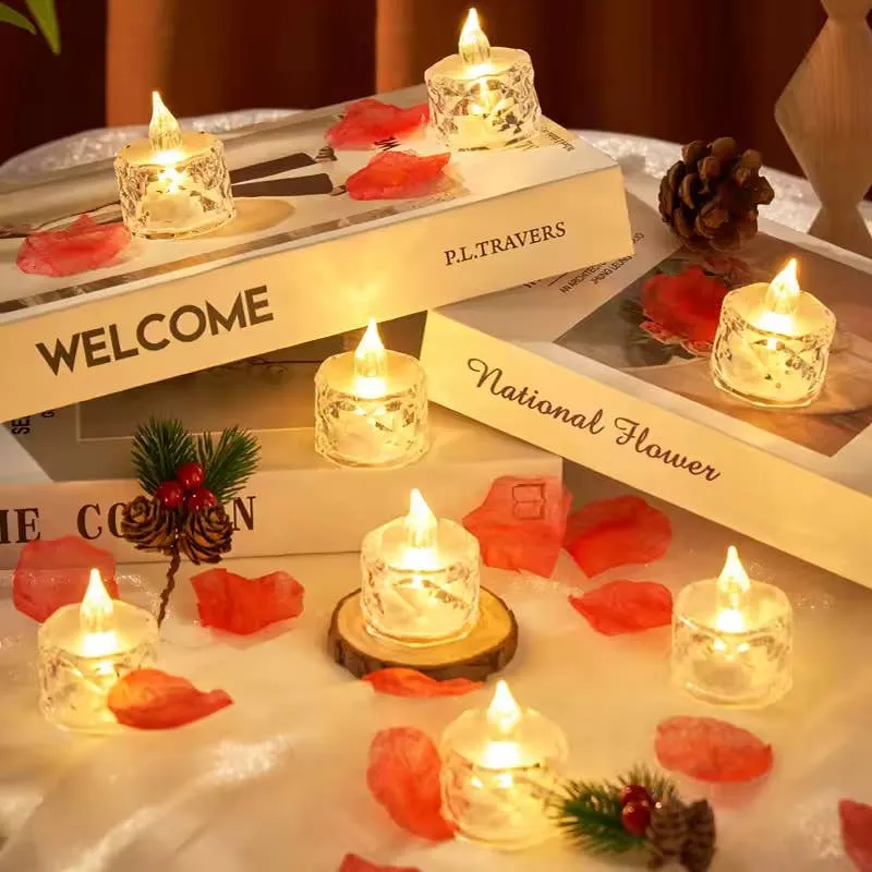 16PCS Flameless LED Crystal Candles – Party Décor — wholesale Party & Gifts by the case