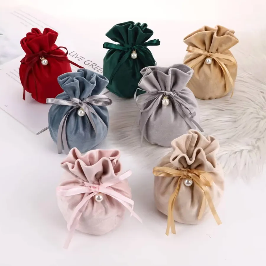 Velvet Gift Packing Bags For Valentine - Assorted — wholesale Seasonal & Holiday by the case