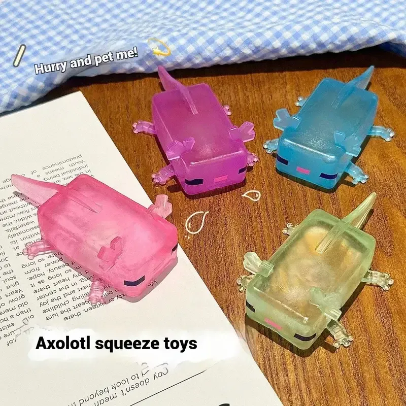 Axolotl Fidget Squeeze Kids Toys - Assorted — wholesale Fidgets & Sensory by the case