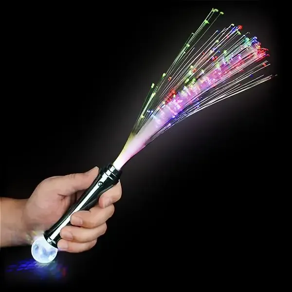 Light Up Magic Ball Fiber Optic Wand Toy For Kids — wholesale Toys & Games by the case