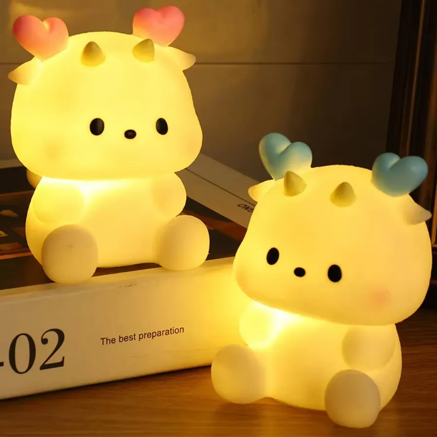 Cute Cartoon Dragon Night Light Table Lamp For Home Décor — wholesale Home & Décor by the case
