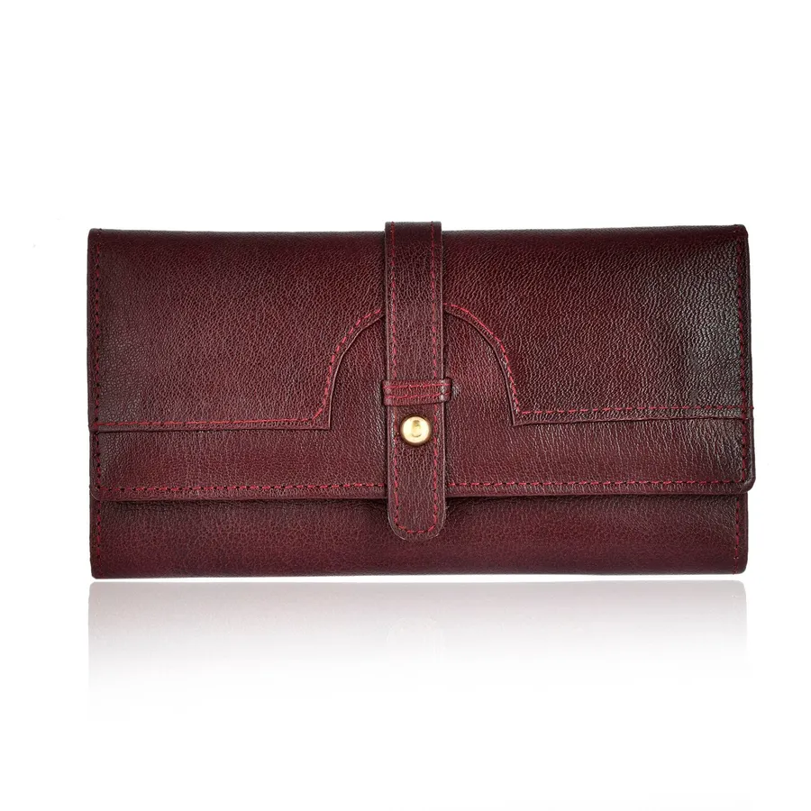Women's Leather Handmade Wallet For Currency & Card Holder with Zipper pocket — wholesale Bags & Backpacks by the case