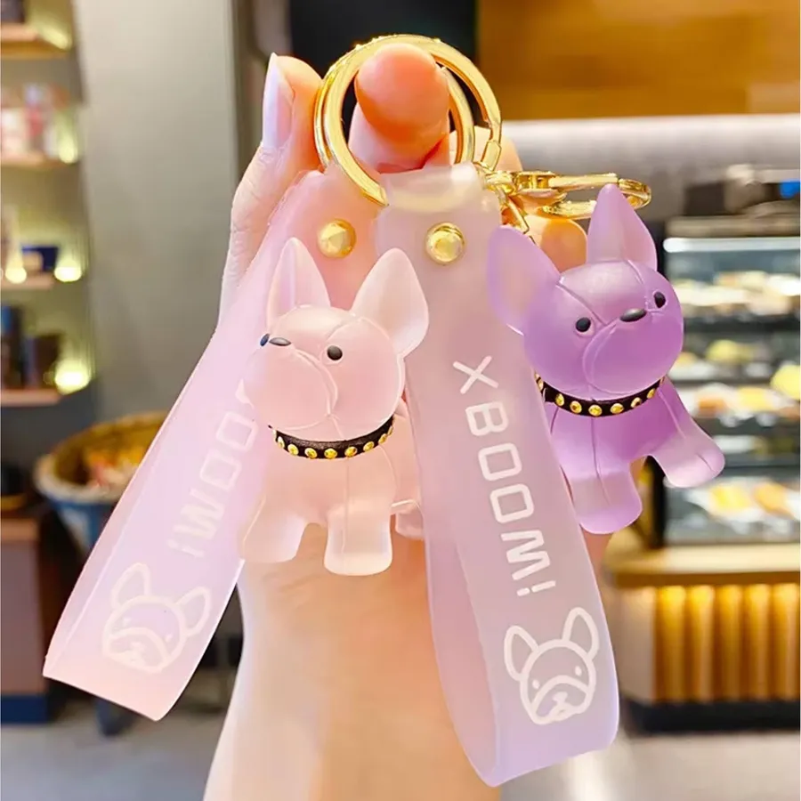 Transparent Colorful Dog Keychains — wholesale Keychains & Charms by the case
