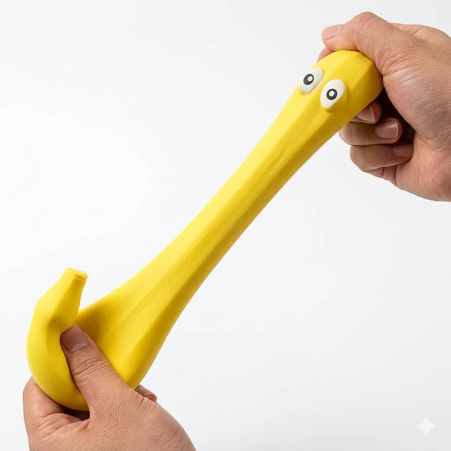 Banana Fidget Stress Toy – Soft Sensory Squeeze — wholesale Fidgets & Sensory by the case