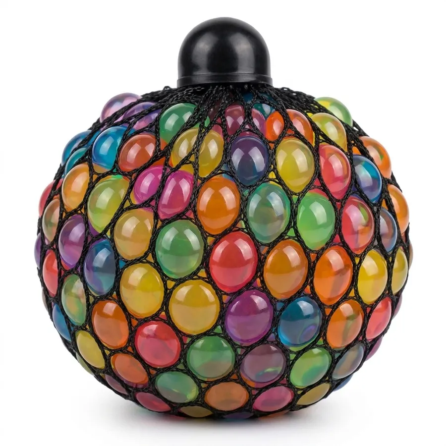 Light Up Mesh Squishy Ball Toy – LED Sensory Stress Ball — wholesale Fidgets & Sensory by the case