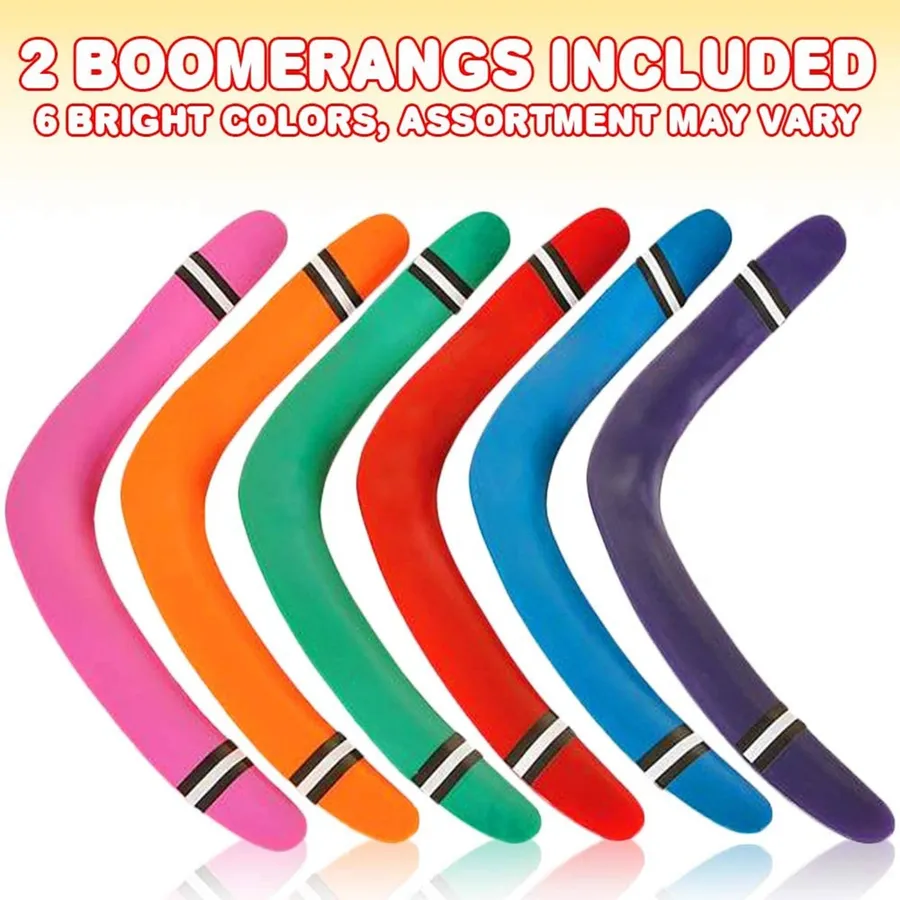 Classic Boomerangs - Assorted Colors (MO Keeraft Home Gifts — wholesale Toys & Games by the case