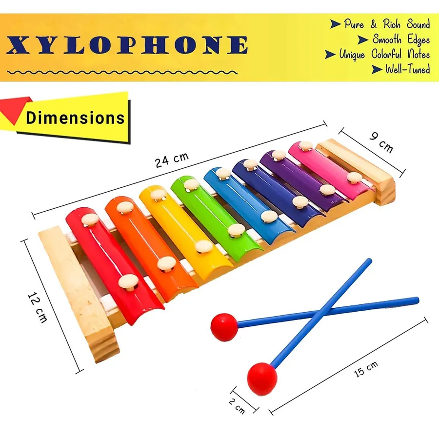 Xylophone Instrument with Sticks For Kids — wholesale Tech & Gadgets by the case