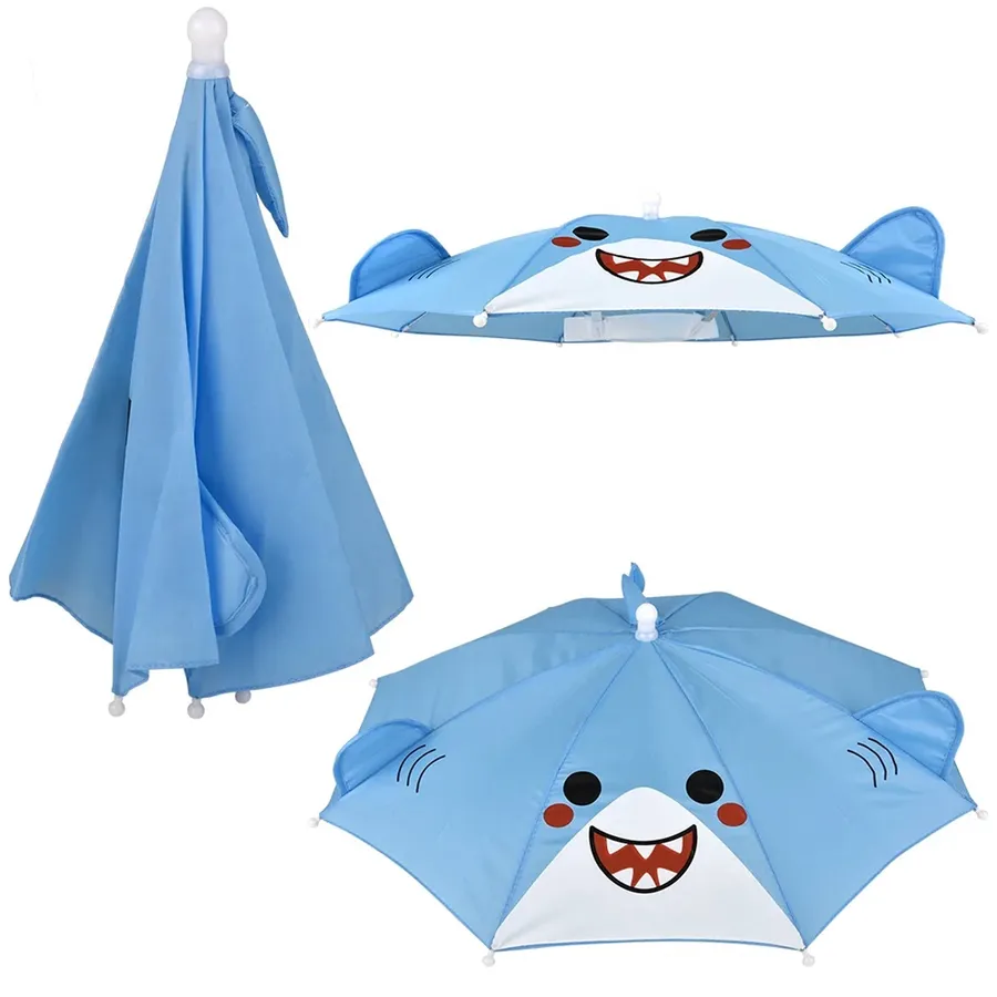 Shark Patterned Umbrella Hat — wholesale Apparel & Accessories by the case