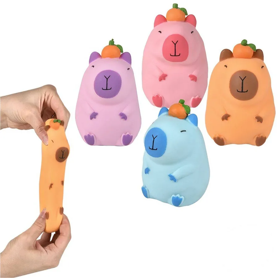 Capybara Soft Stretchy Sand Fidget Kids Toy In Bulk — wholesale Fidgets & Sensory by the case