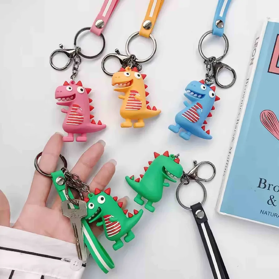 Mini Crocodile Animal Keychain Toy - Assorted — wholesale Keychains & Charms by the case
