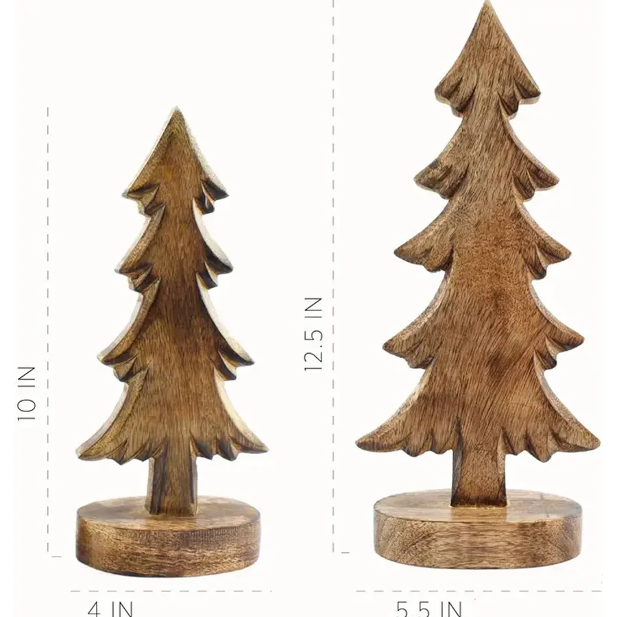Handmade Wood Trees with Base for Home Decore — wholesale Home & Décor by the case