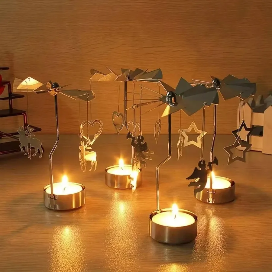 Rotating Candle Holder For Home Décor - Assorted — wholesale Home & Décor by the case