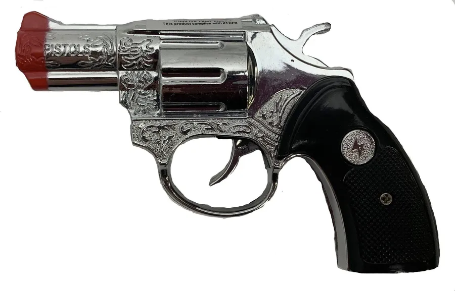 Wholesale SILVER SHOCKING PISTOL(Sold by the piece OR dozen ) — wholesale Tech & Gadgets by the case