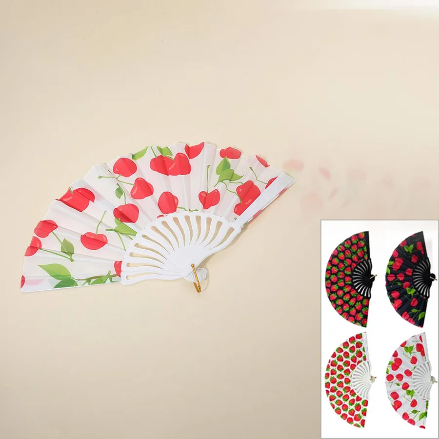 Fruit Pattern Folding Hand Fans - Assorted — wholesale More Wholesale Goods by the case