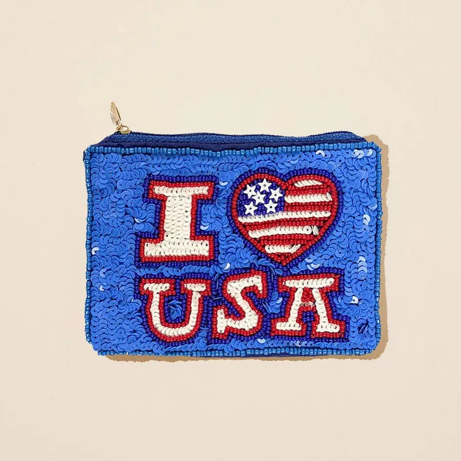 Seed Beaded Mini Pouch Bag For Women's — wholesale Bags & Backpacks by the case