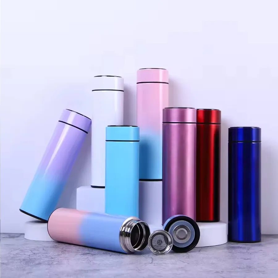 Water Bottle with LED Display - Assorted — wholesale Kitchen & Drinkware by the case