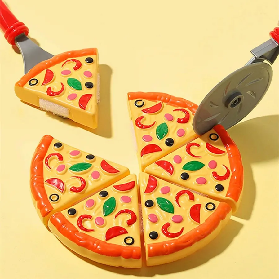 Wholesale Plastic Pizza Cutting Toys For Kids - Assorted — wholesale Toys & Games by the case