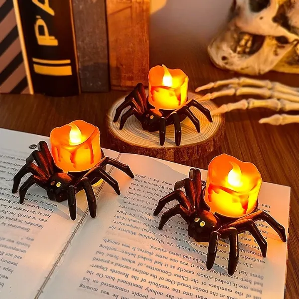 Spider Night Lights Party & Haunted House Decor — wholesale Party & Gifts by the case
