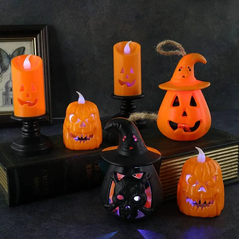 Spooky Pumpkin Lamp LED Luminous Decor — wholesale Home & Décor by the case