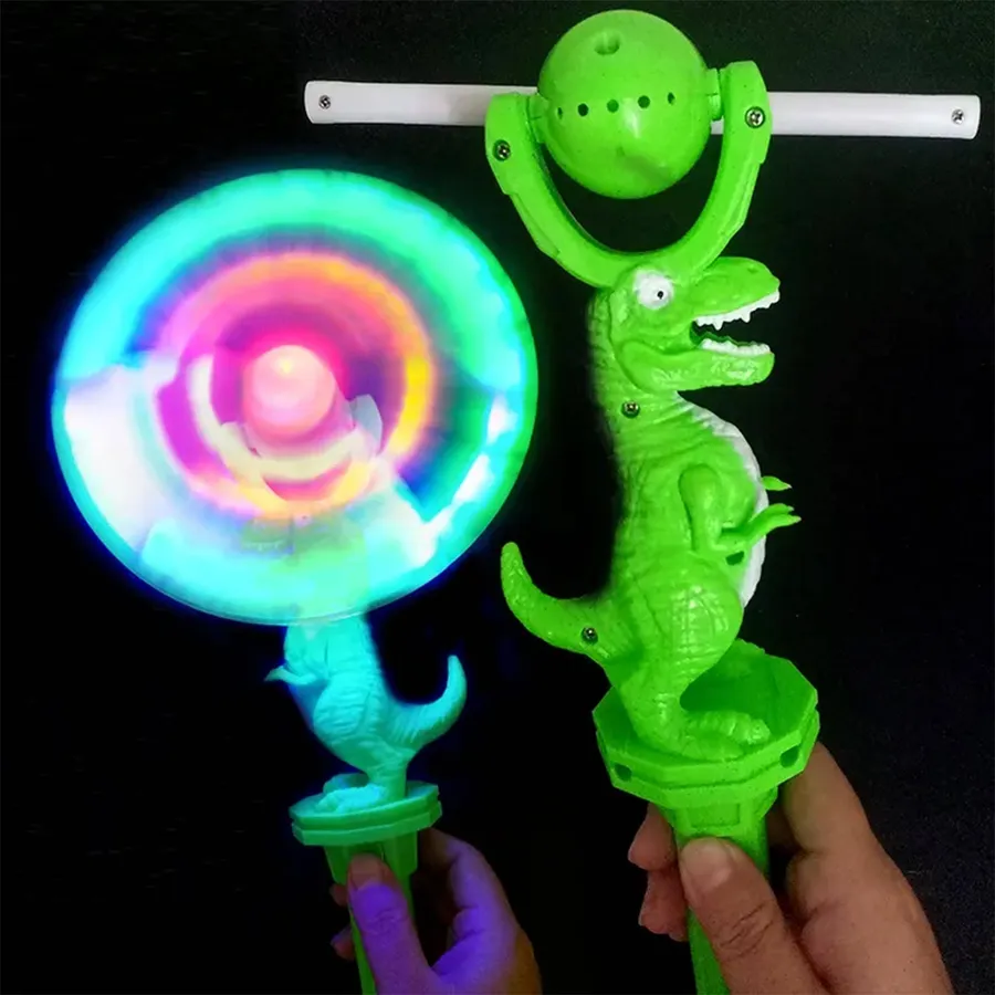 Dinosaur Light Up Spinner Kids Toy In Bulk — wholesale Toys & Games by the case