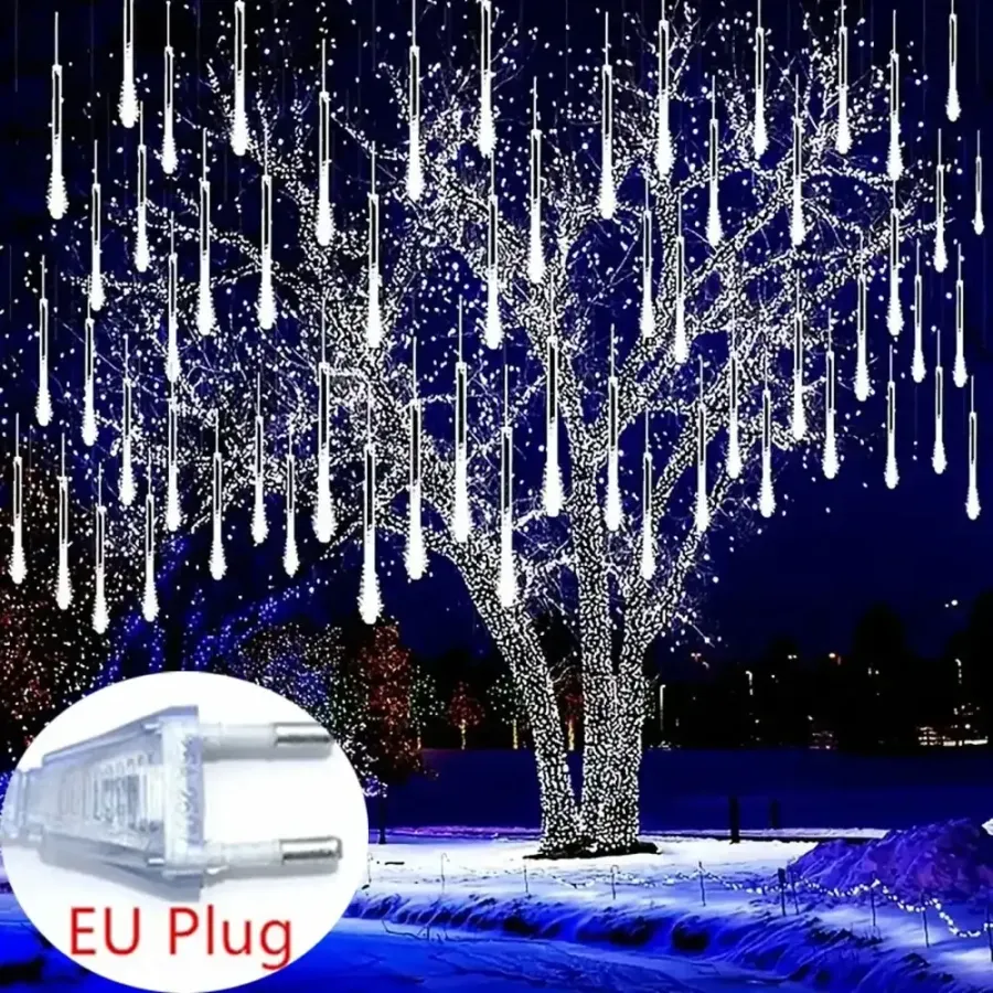LED Meteor Shower Rain Lights – 8 Tubes, 288 LEDs — wholesale Home & Décor by the case