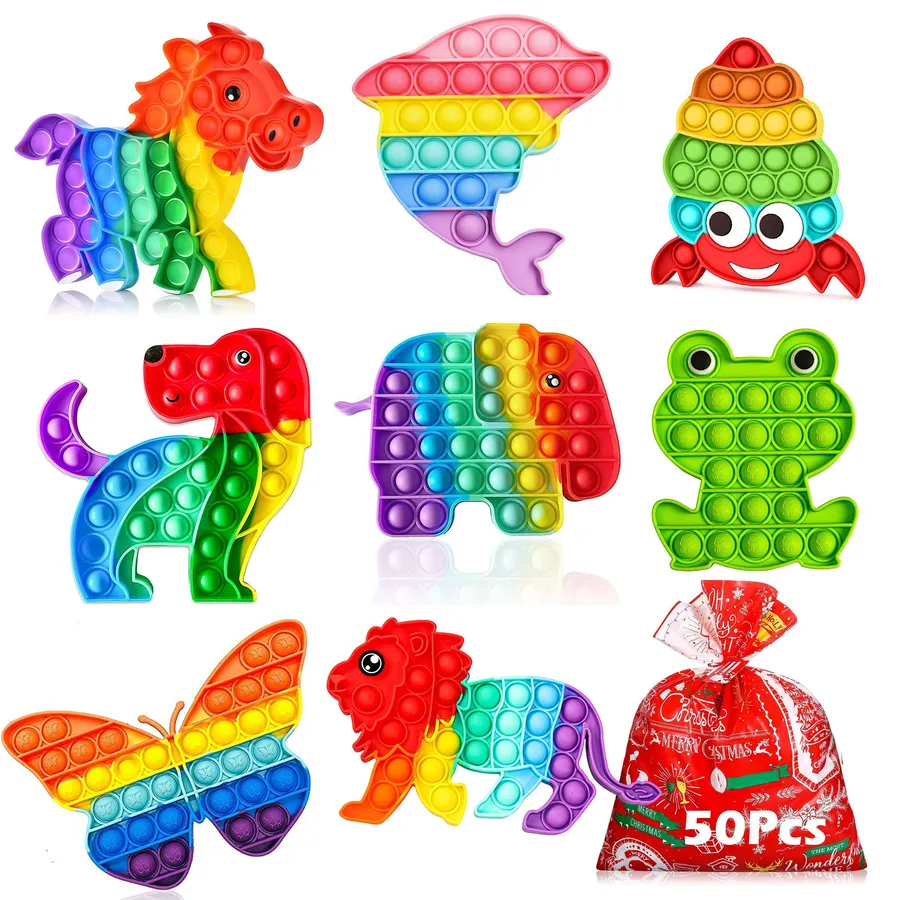 Mix Animal Style Pop It Fidget Kids Toys In Bulk — wholesale Fidgets & Sensory by the case