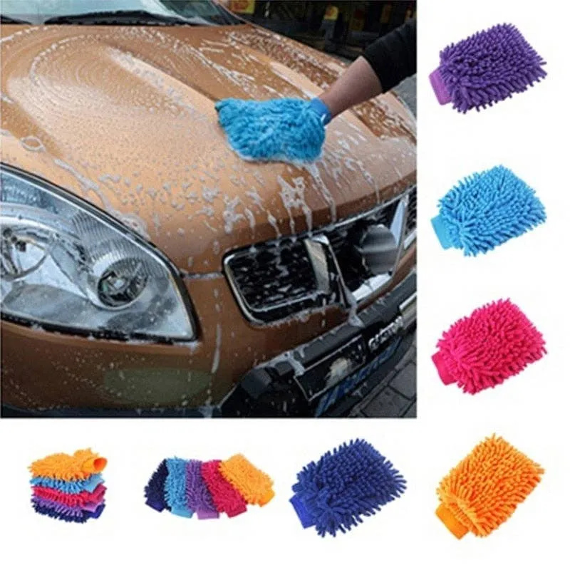 Microfiber Car Wash Mitt – Chenille Scratch-Free Cleaning — wholesale Toys & Games by the case