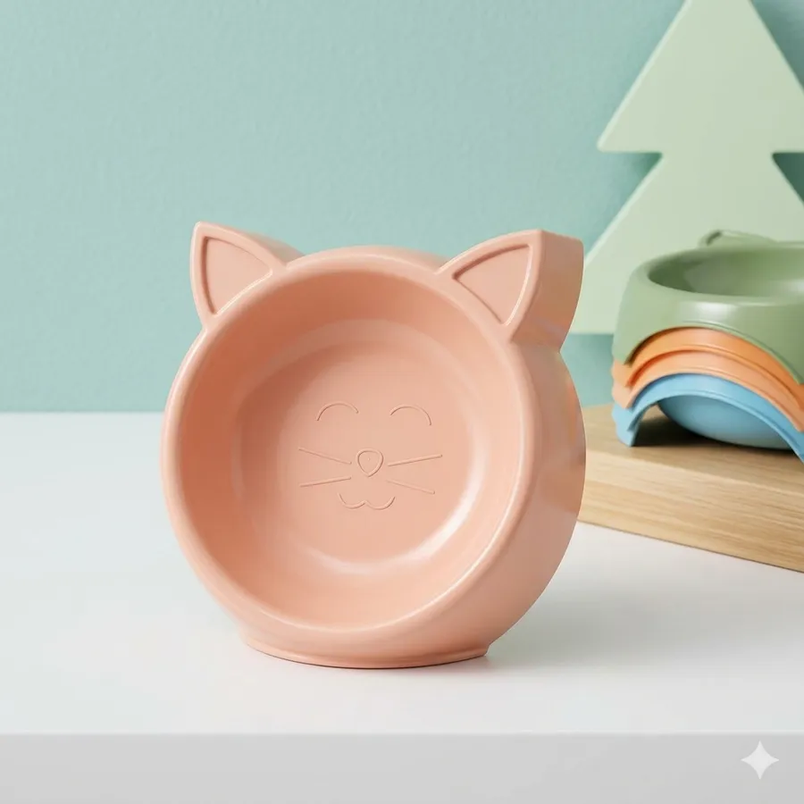 Cat Pet Bowl Cute Feeding Dish Non Slip Dog Cat Bowl — wholesale Pet by the case