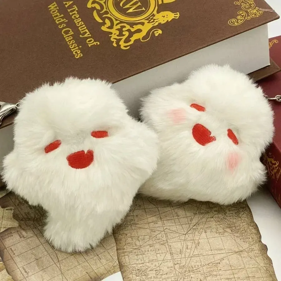 Spooky Ghost Anime Squishy Keychain Bulk - Cute Halloween Party Favor & Backpack Fidget Toy — wholesale Fidgets & Sensory by the case