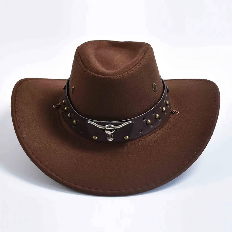 Western Unisex Cowboy Drawstring Hat - Assorted — wholesale Apparel & Accessories by the case