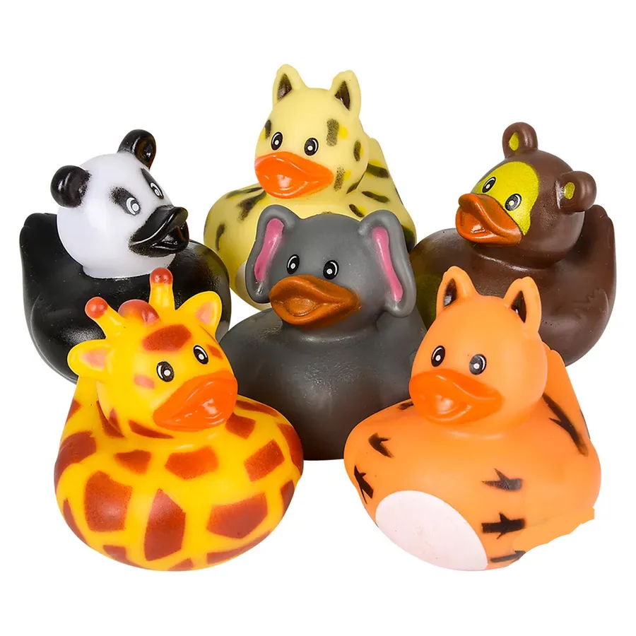 Rubber Duckies Kids Toy- Zoo Animal Halloween — wholesale Seasonal & Holiday by the case