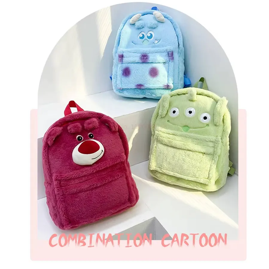 Casual Soft Stuffed Funny Cartoon Backpack - Assorted — wholesale Plush & Squishies by the case