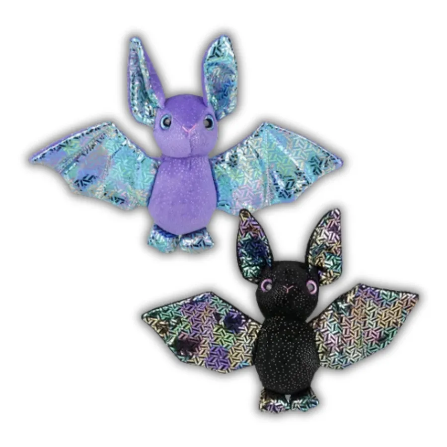 Iridescent Soft Cute Bat Plush Toy For Kids - Assorted — wholesale Plush & Squishies by the case