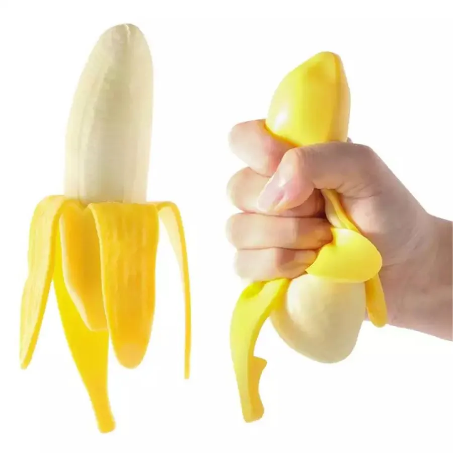 Kids Banana Squishy Fidget Toy — wholesale Fidgets & Sensory by the case