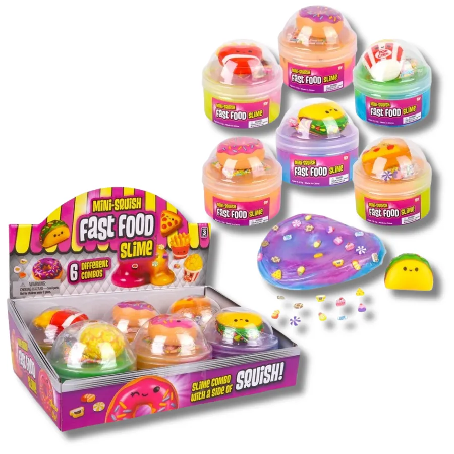 Fast Food Slime Squish Fidget Kids Toy- Assorted — wholesale Fidgets & Sensory by the case
