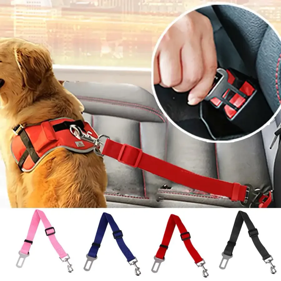 Dog & Cat Car Seat Belt Adjustable | Safety Clip — wholesale Apparel & Accessories by the case