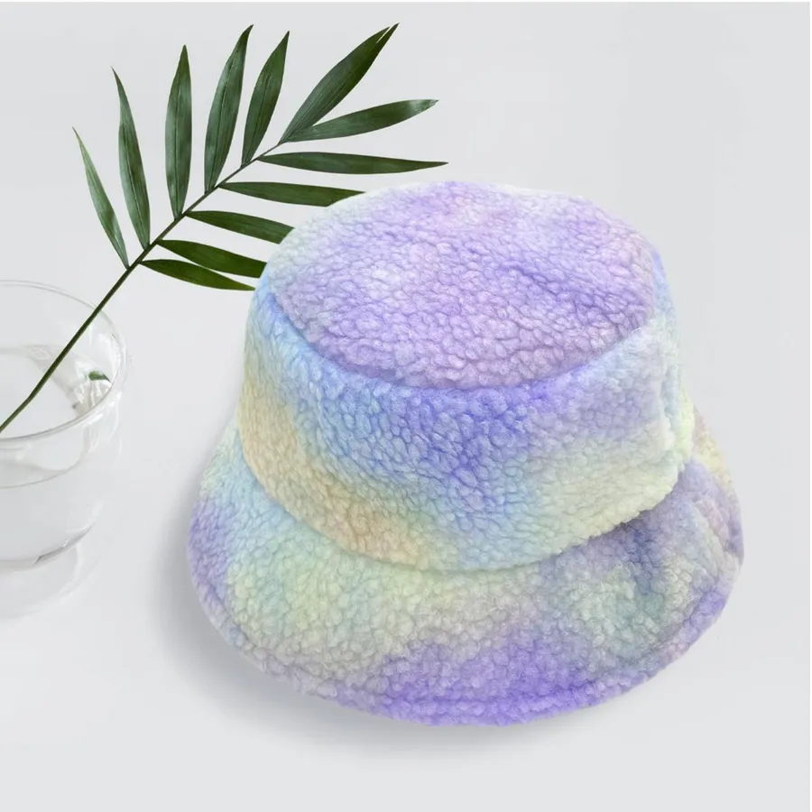 Tie Dye Teddy Bucket Hat - Assorted — wholesale Apparel & Accessories by the case