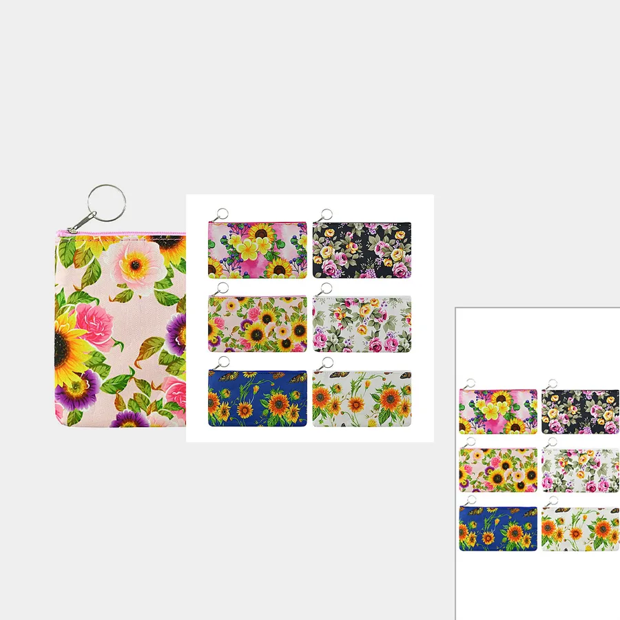 Easter Flower Printed Flat Pouch Bags For Women — wholesale Seasonal & Holiday by the case