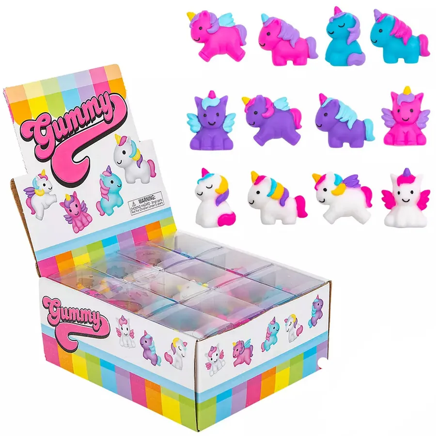 Gummy Unicorn | 1.5"inch | Assorted — wholesale More Wholesale Goods by the case
