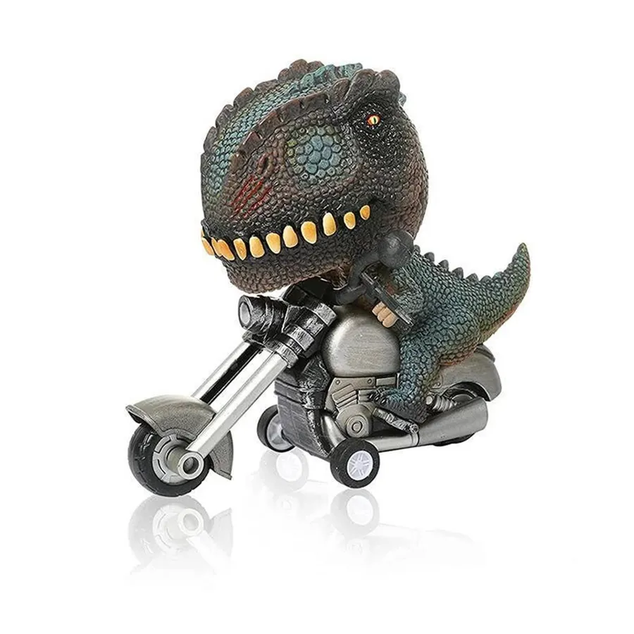 Kids Dino Style Pull Back Bike Toy — wholesale Toys & Games by the case