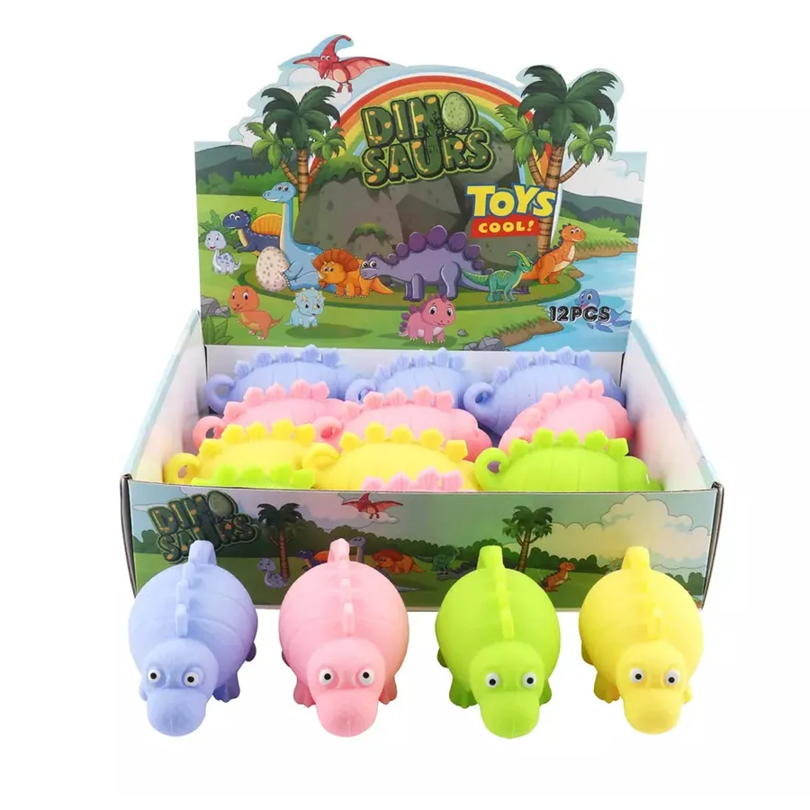 Squishy Toys Dinosaur Stress Ball - Kids Fidget Sensory Toy, Assorted — wholesale Fidgets & Sensory by the case