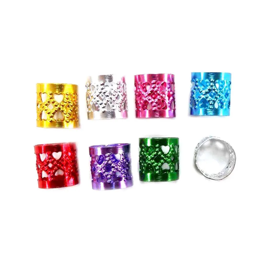 Metal Braid Hair Rings — wholesale Apparel & Accessories by the case
