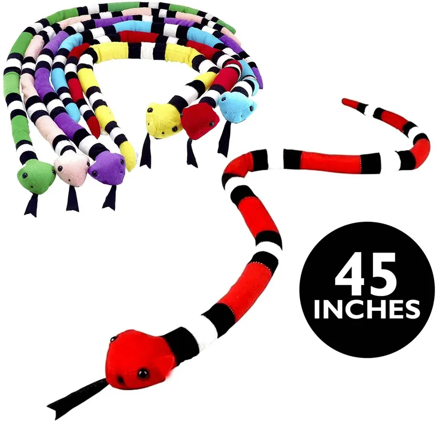 Easter Stuffed Plush Snake- 45'' — wholesale Plush & Squishies by the case