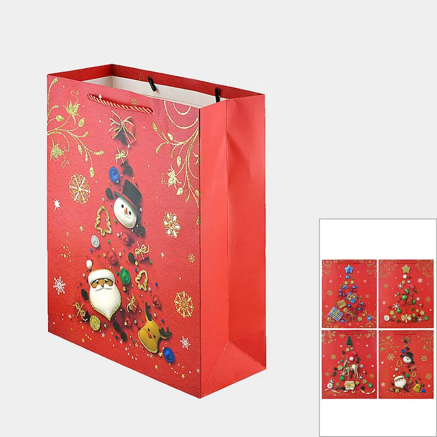 Christmas Gift Bags, Paper Bags, Xmas Gift Wrapping Bags — wholesale Seasonal & Holiday by the case